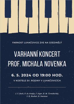 Varhanní koncert prof. Michala Novenka