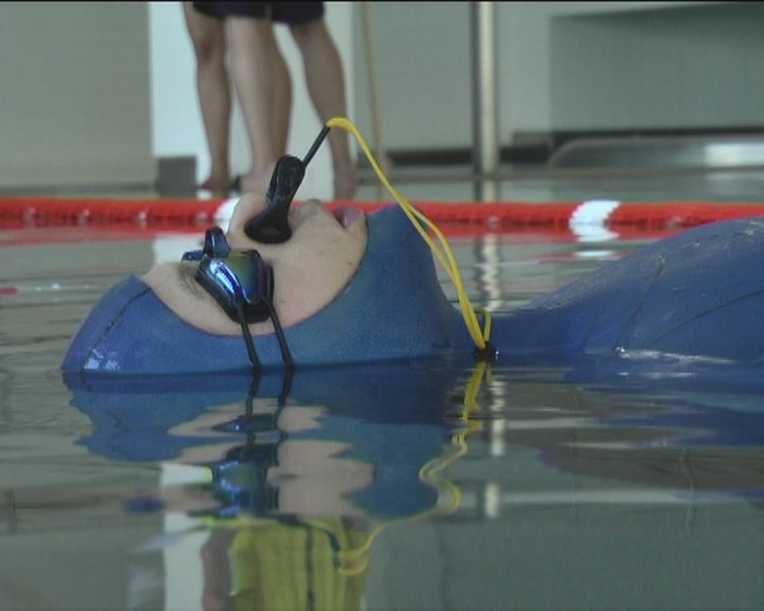 Městskou plovárnu si vyzkoušela mistryně světa ve freedivingu Městskou plovárnu si vyzkoušela mistryně světa ve freedivingu