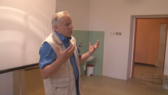 Stanislav Motl v luhačovické knihovně Stanislav Motl v luhačovické knihovně