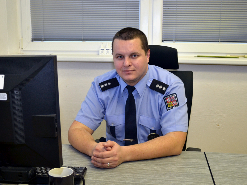 Jaromír Matyščák, vedoucí luhačovického obvodního oddělení Policie ČR Jaromír Matyščák, vedoucí luhačovického obvodního oddělení Policie ČR