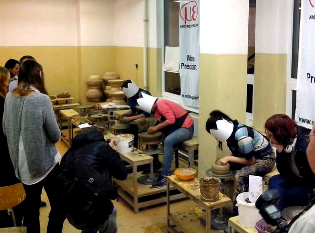 z klání "Slepý točíř" (snímek SOŠ) z klání "Slepý točíř" (snímek SOŠ)