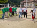 Lázeňské náměstí patřilo seniorům soupeřícím ve hře pétanque Lázeňské náměstí patřilo seniorům soupeřícím ve hře pétanque
