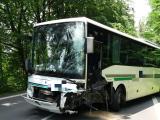 Poničený autobus (foto L. Javoříková) Poničený autobus (foto L. Javoříková)