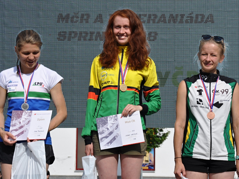 Medailistky nejprestižnější kategorie žen (Foto http://mcr2018.vebr-sport.cz/) Medailistky nejprestižnější kategorie žen (Foto http://mcr2018.vebr-sport.cz/)