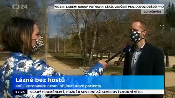 Starosta hovořil v reportáži České televize o situaci v lázeňství i dopadech na město Starosta hovořil v reportáži České televize o situaci v lázeňství i dopadech na město