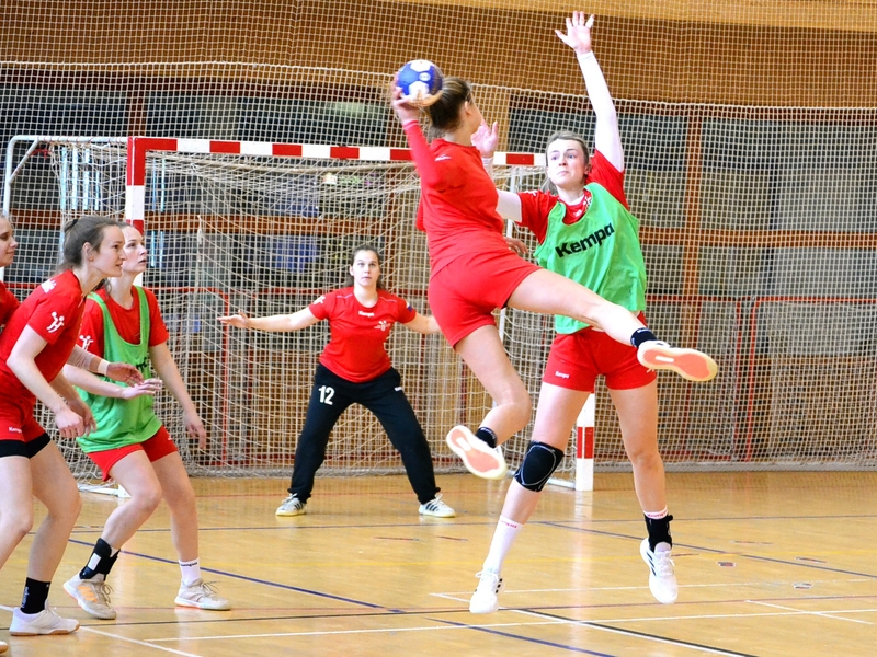 FOTOGALERIE: Záloha národní reprezentace házenkářek trénuje v hale luhačovického SC Radostova FOTOGALERIE: Záloha národní reprezentace házenkářek trénuje v hale luhačovického SC Radostova