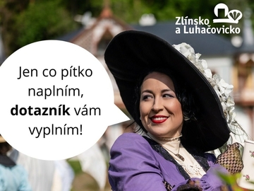 Pomoci s rozvojem turistiky na Luhačovicku můžete snadno vyplněním dotazníku Pomoci s rozvojem turistiky na Luhačovicku můžete snadno vyplněním dotazníku