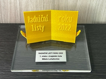 Luhačovické Noviny se umístily na 1. místě v krajském kole v soutěži Radniční listy 2022 Luhačovické Noviny se umístily na 1. místě v krajském kole v soutěži Radniční listy 2022