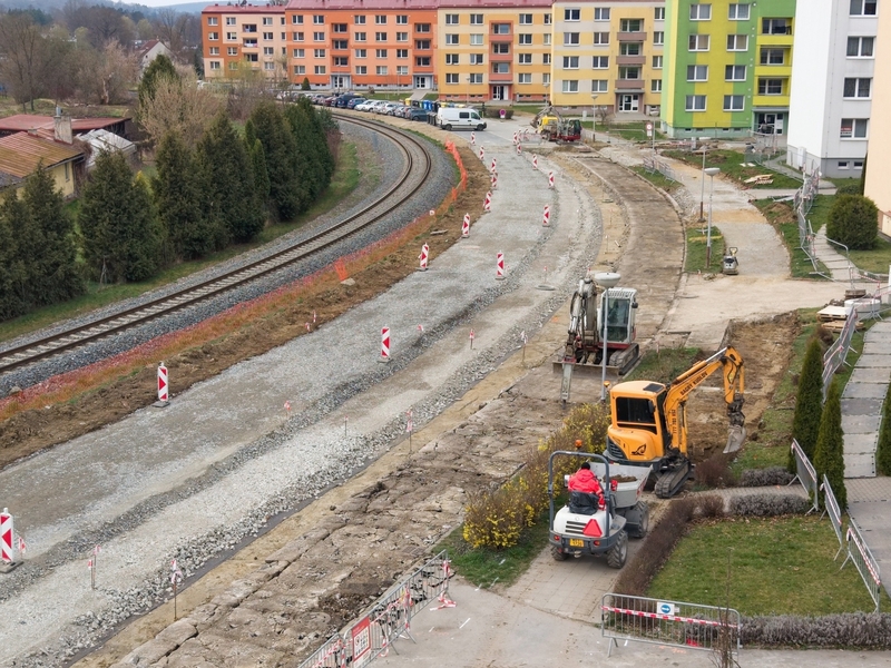 Město Luhačovice pokračuje v rekonstrukcích místních komunikací a chodníků