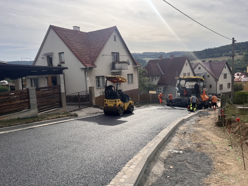 Rekonstrukce ulice Ludkovická se blíží do III. etapy Rekonstrukce ulice Ludkovická se blíží do III. etapy